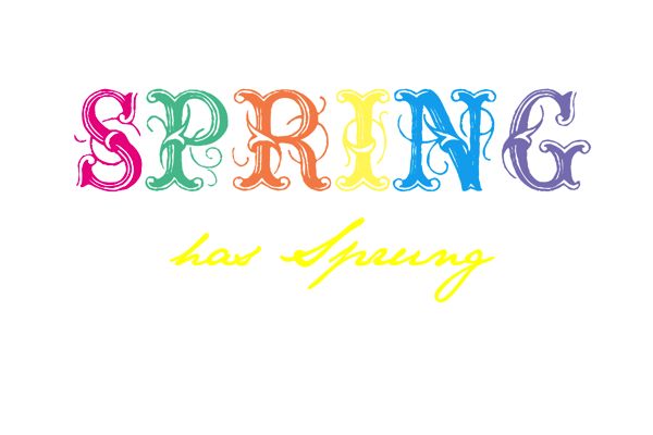 spring has sprung clip art