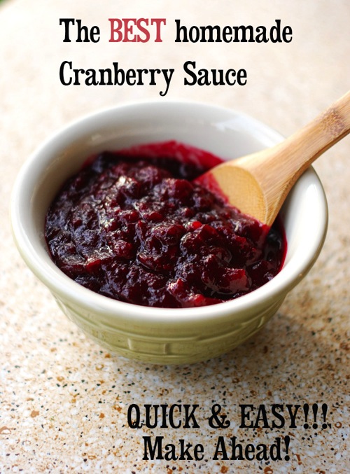 The Best Cranberry Sauce Ever! Quick, Easy and Make Ahead! - Major Hoff ...