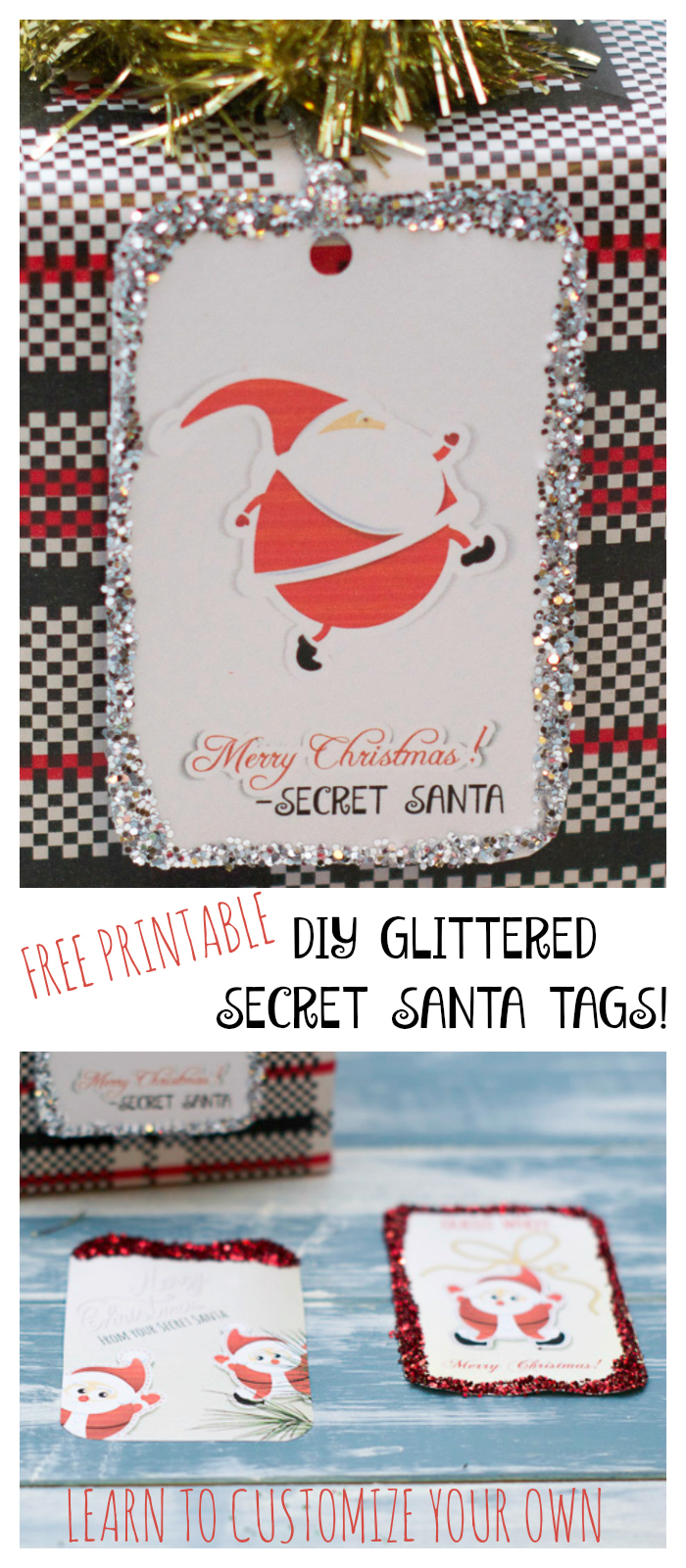 Printable Secret Santa Gift Exchange Templates – Cassie Smallwood