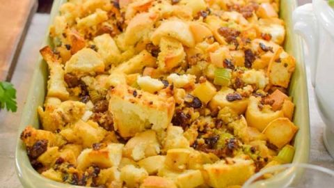 Apple & Sausage Stuffing Recipe